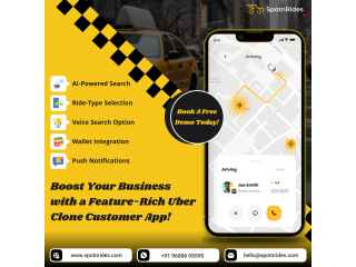 Start Your Ride-Sharing Startup with Our Uber Clone App Solution