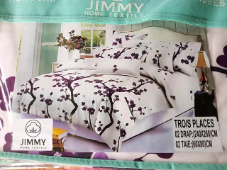 Draps de places (2draps,2taies) en coton
